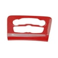 thumbnail image 2 of 1pcs Interior Central Control A/C Air Conditioning Adjust Panel Cover Trim fit for Dodge Charger 2015-2023, Auto Decoration Accessories, Red Carbon Fiber Look, 2 of 5