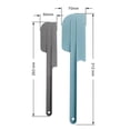 thumbnail image 1 of 2Pcs/Set Plastic Spatula Soft Grip Cream Scraper Cutter Kitchen Gadget Baking Tools for Butter Cake Cream Pastry 10inch 12 inch, 1 of 6