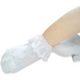 thumbnail image 6 of Infant Baby Girls Ruffle Socks Toddler Dress socks,Pack of 3/5/6 Baby Frilly Lace Ankle Socks, 6 of 7