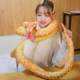 thumbnail image 3 of KUFptva 100cm Life Like Snake Plush Dolls With Simulation Pattern Plush Realistic Snake Stuffed For Home Sofa Decoration, 3 of 7
