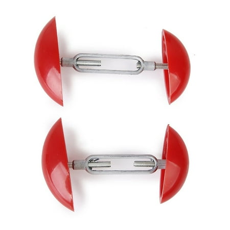 

HEMOTON Pair of Mini Adjustable Shoe Stretchers Shapers Width Extenders (Red)
