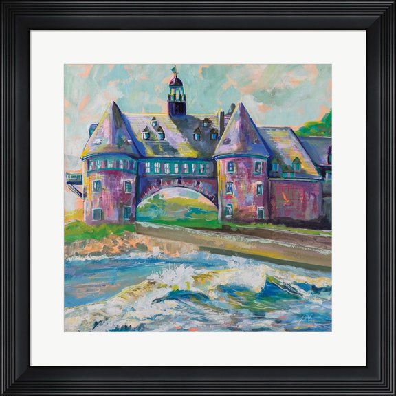 Great Art Now Coastal Towers by Jeanette Vertentes, Framed Wall Art, 26W x 26H