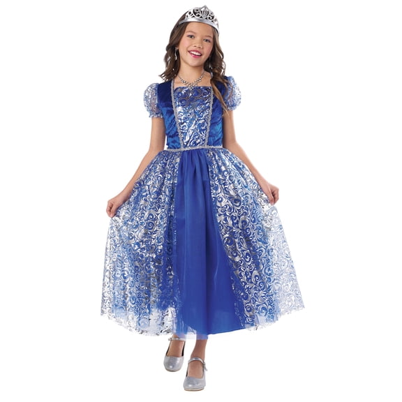 Royal Princess Dress, Halloween Costume for Children, Girls' Size S (6/6x), by Way to Celebrate