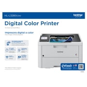 Brother HL-L3280CDW Wireless Compact Digital Color Printer with Laser Quality Output, Duplex and Mobile Printing & Ethernet