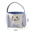 thumbnail image 5 of SPRING PARK Easter Bunny Eggs Tote Bag Rabbit Basket Creative Home Kids Festival Gift, 5 of 6