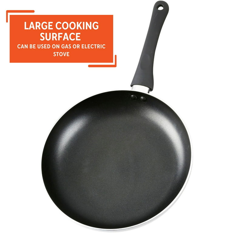 IMUSA USA Charcoal Nonstick Saute Pan 8-inch, Black