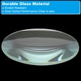 thumbnail image 5 of Unique Bargains 200mm Focal Length Double Convex Lens, 75mm Diameter 9mm Height Glass Optically Lens, Clear, 5 of 5