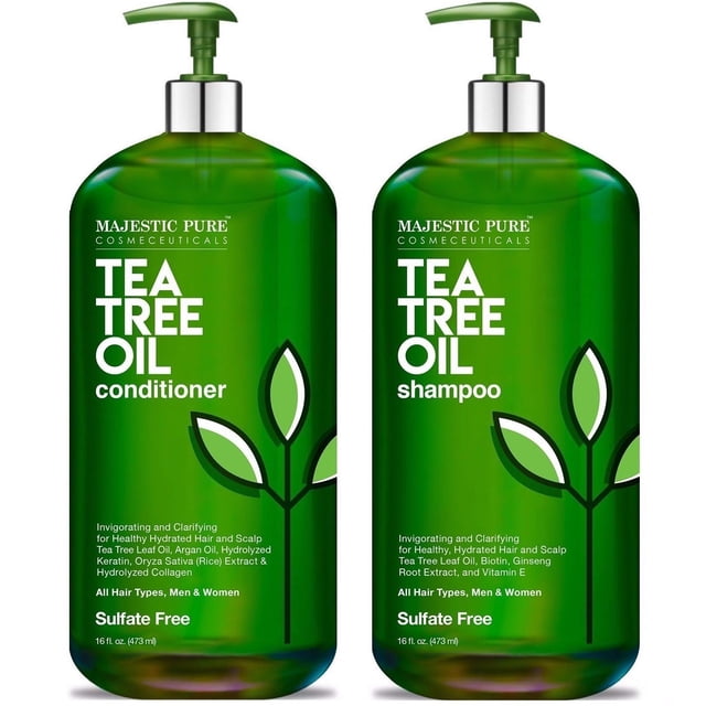 Set de champú y acondicionador MAJESTIC PURE Tea Tree 480 ml