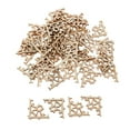 thumbnail image 2 of AMLESO 100Pcs Hollow Wooden Embellishments Crafts Hanging Ornament for Holidays Hosting, 2 of 8