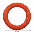 thumbnail image 1 of Juguete de entrenamiento para masticar con disco volador para perros resistente a las mordidas (naranja M) Likrtyny Para estrenar, 1 of 8