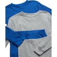 thumbnail image 2 of Arctic Hero Boys Thermal Underwear Waffle Knit Top and Long Johns Underwear Set 4 Piece (2-18), 3T Grey/Royal, 2 of 7