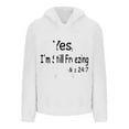 thumbnail image 4 of bnaln Yes I'm Still Cold Sweatshirts for Women Fuzzy Hoodies Pullover Cozy Oversized Hooded Sweatshirt Athletic Fleece Jumpers Casual Fashion Warm Pullover Sherpa Outerwear with Pocket, 4 of 6