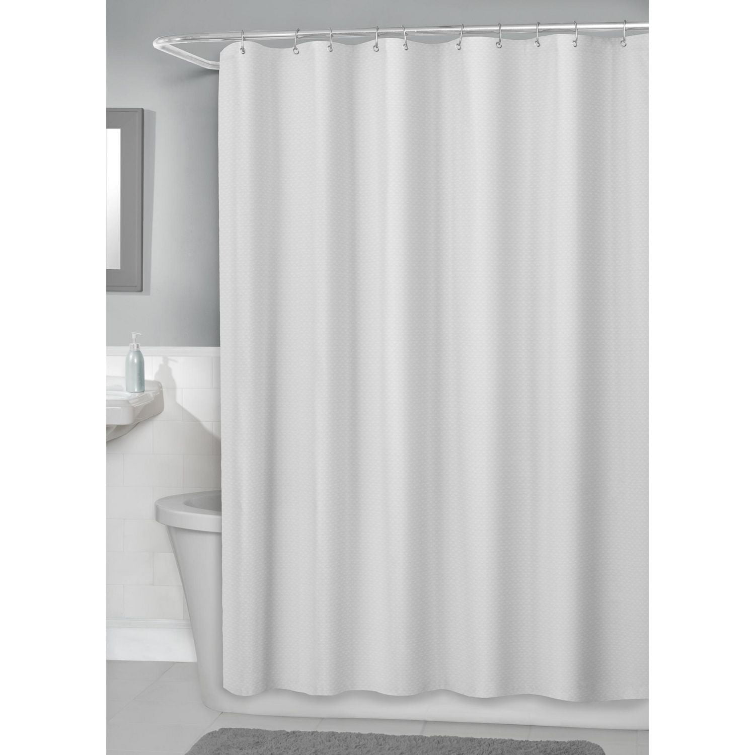 Hometrends Decorative Fabric Shower Curtain, 70" x 72"