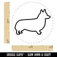 thumbnail image 2 of Pembroke Welsh Corgi Dog Outline Rubber Stamp for Scrapbooking Crafting Stamping - Mini 1/2 Inch, 2 of 7