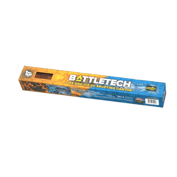 BattleTech: BattleMat: Fire & Ice 01: Erupting Canyon