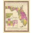 thumbnail image 2 of Mitchell 26x31 Black Ornate Wood Framed with Double Matting Museum Art Print Titled - Florida - Mitchell 1846, 2 of 4
