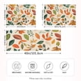thumbnail image 2 of Yayeee Pillowcase Standard Size Set of 2 Satin Wrinkle Resistant Pillow Case, Beige Retro Leaves, 2 of 7