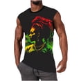 thumbnail image 3 of Hombres Moda Casual Impresión Suéter Cuello Redondo Tanque Deportivo, 3 of 5
