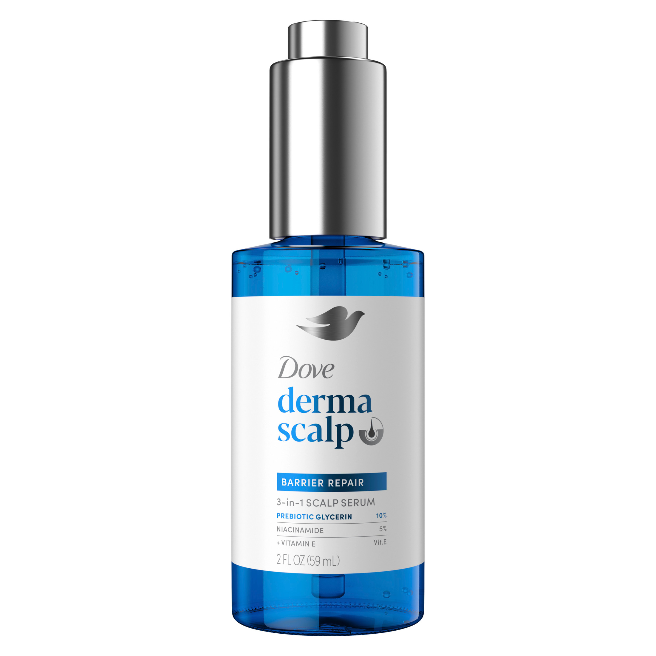 Dove Derma Scalp Dandruff Relief 3-in-1 Serum, 2 fl oz photo 1