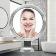 thumbnail image 5 of Jinsinto Miroir Rond en Alliage d'Aluminium pour Salle de Bain avec Ventouse, Sans Crochet, Anti-Buée, 5 of 5