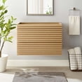 thumbnail image 3 of Modway Render 29" MDF Wood Wall-Mount Bathroom Vanity Cabinet in Oak, 3 of 8