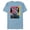 Ocean Blue, variant on Lilo & Stitch Space Scout Stitch Experiment 626 - Short Sleeve Blended T-Shirt for Adults - Customized-Dark Heather