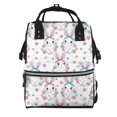 thumbnail image 1 of Fotbe Cartoon Cute Rabbit Mochila Maternidad - Lona de Sarga Impermeable, Mochila de Pañales de Gran Capacidad con Múltiples Bolsillos y Correas Ajustables, 1 of 6