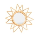 thumbnail image 1 of Rattan Wall Hanging Mirror, High Definition Innovative Rattan Mirror  For Dressing Star, 1 of 8