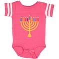 thumbnail image 3 of Inktastic Hanukkah Menorah Candles Boys or Girls Baby Bodysuit, 3 of 5