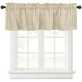 thumbnail image 2 of Lattice Simple Plaid Curtains for Living Room Bedroom Curtains Kitchen Curtains for the Kids Room Window Treatments Drapes, 2 of 5