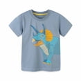 thumbnail image 2 of Edvintorg 2-8Y Cartoon Print Baby Boys T Shirt for Summer Infant Boy T-Shirts Short Sleeves Kids Clothes Toddler Cotton Tops, 2 of 3