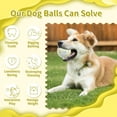 thumbnail image 4 of CyperGlory Tough Dog Balls, 2.75" Tennis Balls for Dogs, Interactive Dog Toys for S/M Breeds, White Water Toys for Dogs, 4 of 8