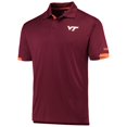 thumbnail image 2 of Men's Colosseum Maroon Virginia Tech Hokies Santry Lightweight Polo, 2 of 3