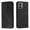 Black, variant on Case for Motorola Moto Edge 40 Neo Card Slots Holder Wallet Kickstand Folio Flip Pu Leather Magnetic