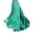 Green, variant on Flowy Satin Full Circle Swing Skirt, Elastic Waistband for Stage Show Practice, Casual Wear, Halloween Belly Dance Tribal Performance