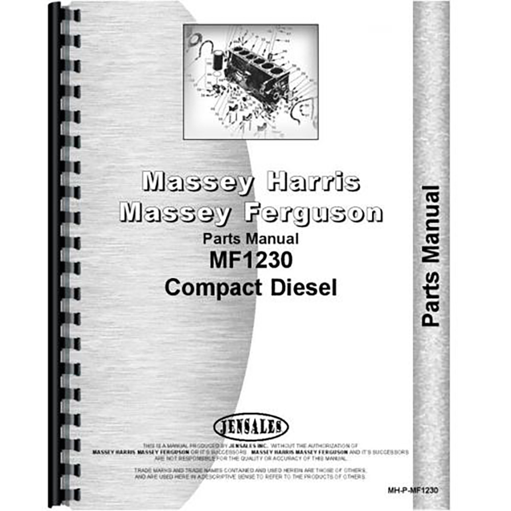 Fits Massey Ferguson 1230 Tractor Parts Manual