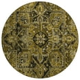 thumbnail image 2 of Addison Rugs Chantille Indoor/Outdoor Traditional Oriental Brown Washable Round Rug, 8' x 8', 2 of 6