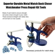 Superior Durable Metal Watch Back Closer Watchmaker Press Set Watch Case Glass Repair Kit Tools For 18 - 50mm