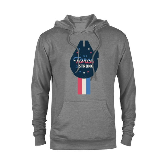 Star Wars The Force is Strong July 4th - Pullover Hoodie for Adults - Customized-Athletic Heather
