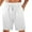 White, variant on Turilly Men's Summer Shorts Athletic Shorts Loose FitLoose Straight Beach Medium Pants Casual Sports Five Point Pants L