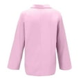 thumbnail image 5 of Mrat Women's Color Tee Shirt Dresses for Womens Loose Cotton And Linen Womens Tunics for Summer Blouse Toddler Sweat V-Neck Casual Peasant Blouses for Womens Tops Pink M, 5 of 7