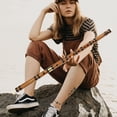 thumbnail image 2 of Weiweiguan 1set Bamboo Flute Chinese Style Flute Introductory Beginner Flute (D Key), 2 of 7