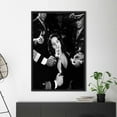 thumbnail image 2 of Monica Bellucci Smoking Canvas, Woman Artwork, Famous Canvas, Monica Bellucci, Trendy Artwork, Modern Printed, Vogue Canvas, Canvas Wall Decor - White Framed, 2 of 5
