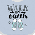 thumbnail image 4 of Inktastic Walk by Faith Quote Boys or Girls Baby Bib, 4 of 4