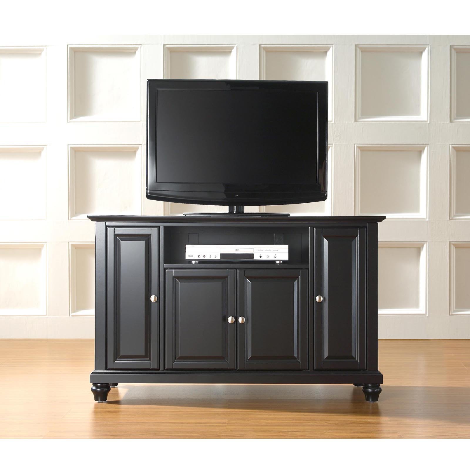CAMBRIDGE 48" TV STAND IN BLACK FINISH - image 3 of 11