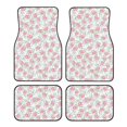 thumbnail image 1 of Disketp Floral for Crystal Velvet Car Mats Four-Piece Set,All-Season Automotive Protection, Vehicles, Cars, Trucks, and SUVs,Anti-Slip Design, 1 of 7