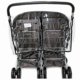 thumbnail image 3 of Universal Side By Side Twin Stroller Rain Cover Clear Pvc Dust And Windproof For Double Pram Stroller Ty, 3 of 5