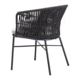 thumbnail image 6 of Freycinet Dining Chair Black Dining Chair, Modern Style, Removable and washable cushion cover, Steel, Outdoor Dining, 6 of 11