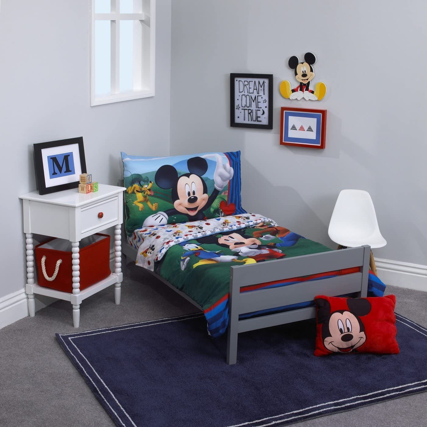 Disney Mickey Mouse & Friends 4-Piece Toddler Bedding Set