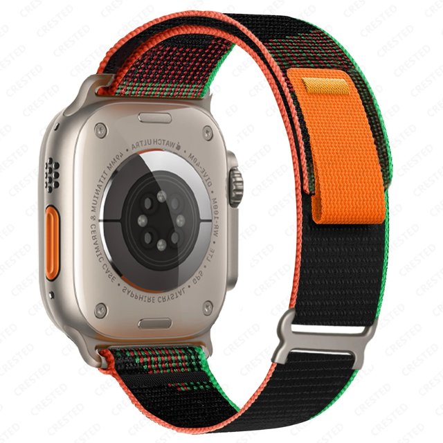 Correa de rastreo para Apple Watch Ultra 2, banda de 49mm, 45mm, 44mm, 42mm, 40mm, 41mm, 38mm, pulsera de nailon para iwatch series 9, 8, 7, 6, 5, 4, 3 SE